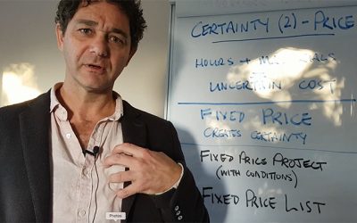 Your Customers Want Certainty – Part 2: Price Certainty