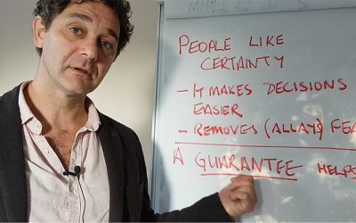 Your Customers want Certainty – You should Give it to Them